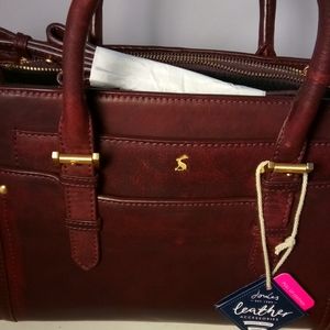Joules leather handbag